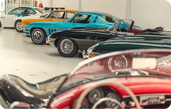 Collection de voitures classiques destinées au retrofit électrique