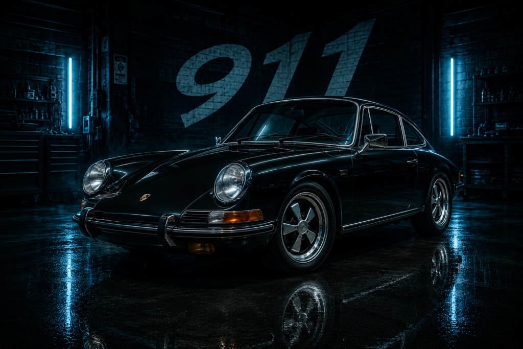 Porsche 911 classique rétrofit électrique